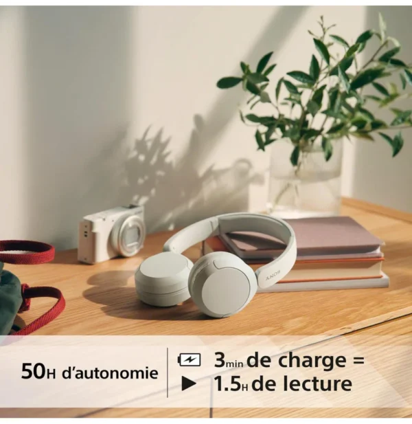 Casque Bluetooth Sony – 50h d'autonomie