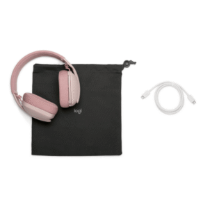 Casque sans fil Logitech Zone Vibe 100 Rose- 20h d'autonomie 