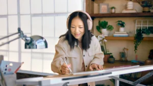Casque sans fil Logitech Zone Vibe 100 Rose- 20h d'autonomie 