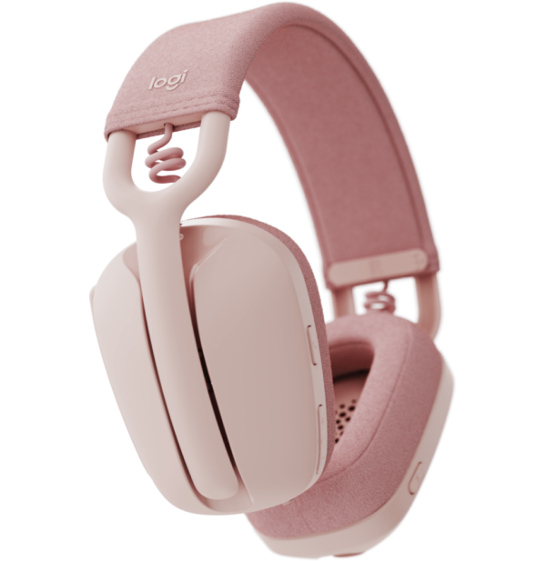 Casque sans fil Logitech Zone Vibe 100 Rose- 20h d'autonomie – Image 2